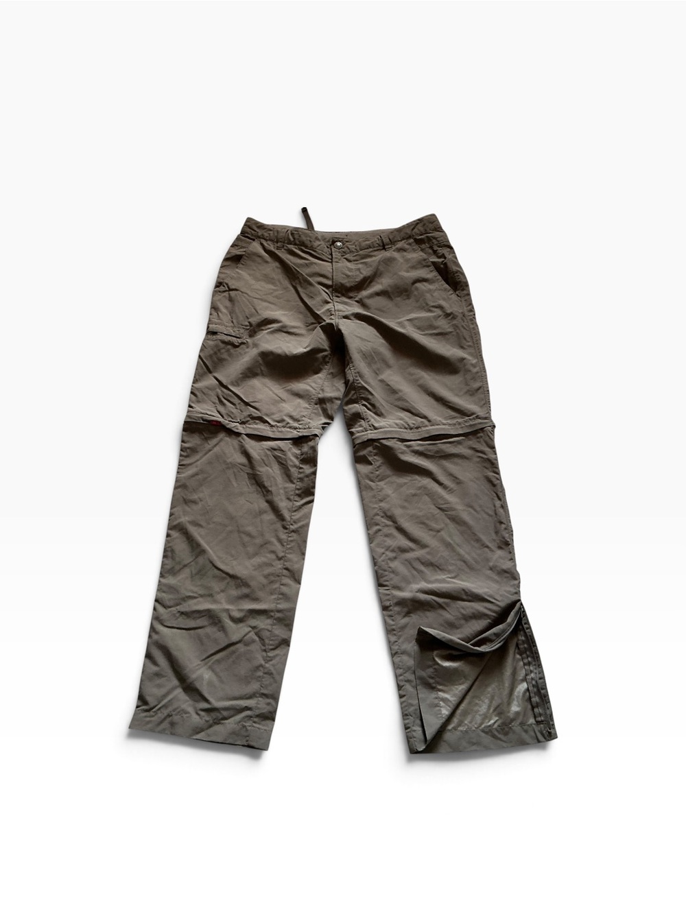 The north face Men's Convertible Zipper Cargo Pants - Olive Green